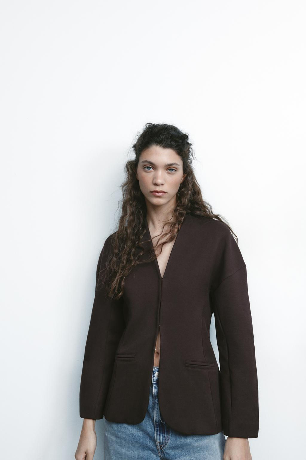 FITTED INTERLOCK BLAZER - Zara фото 2