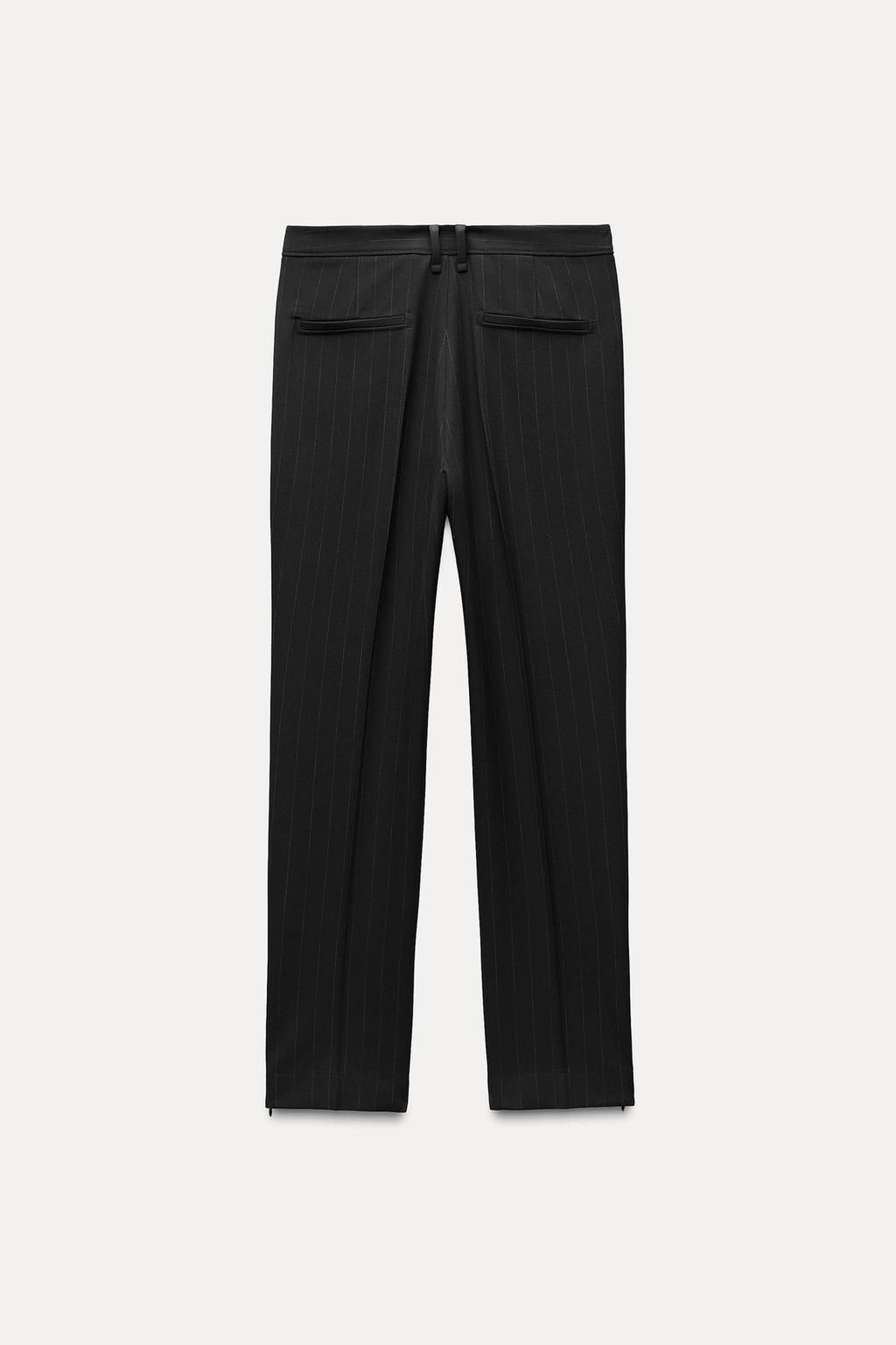 ZW COLLECTION PINSTRIPE TROUSERS - Zara фото 5