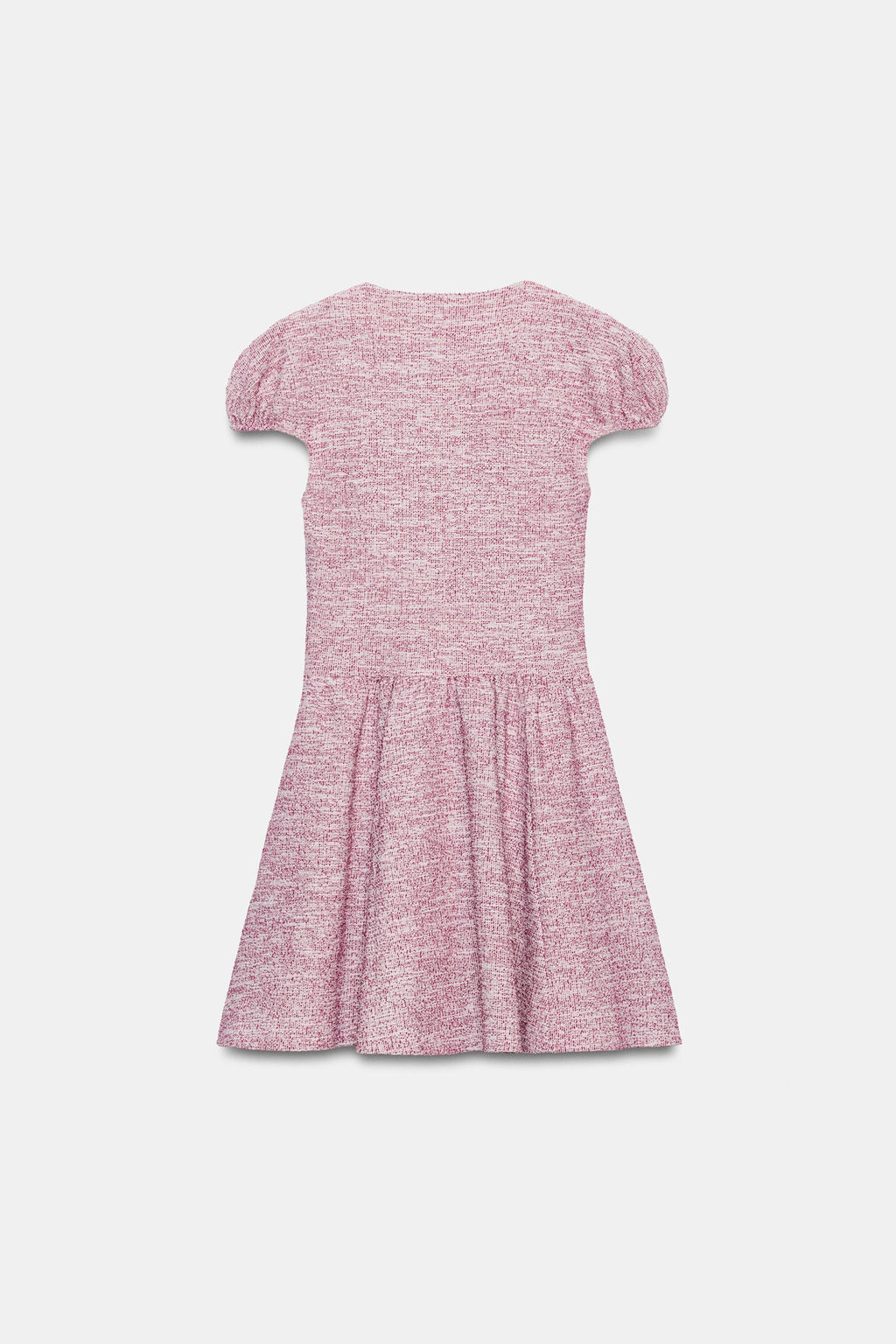 VESTIDO MANGA ABULLONADA BOUCL? / Rosa vigor? - Zara фото 2