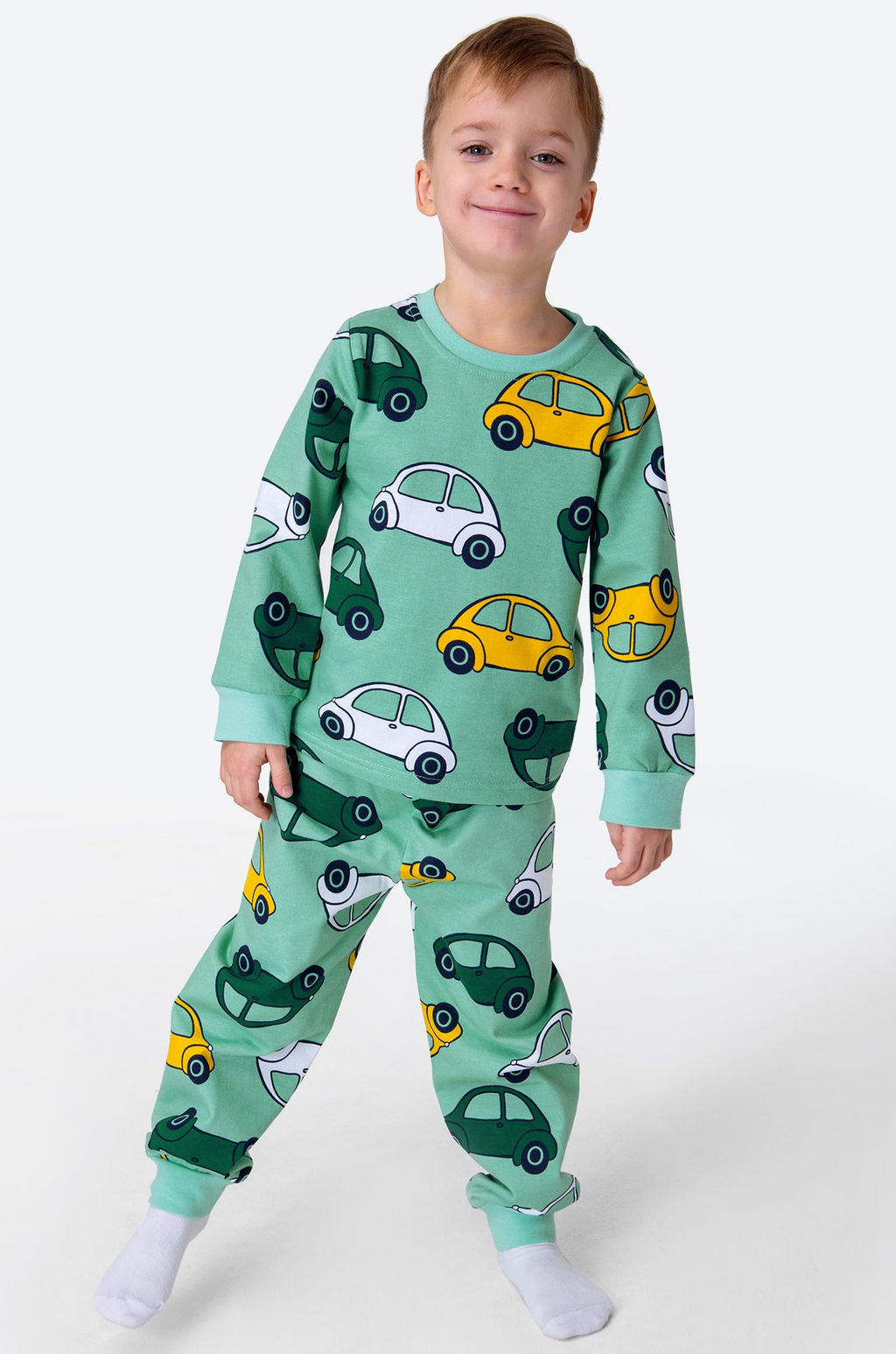 Пижама из футера с начесом для мальчика Happyfox