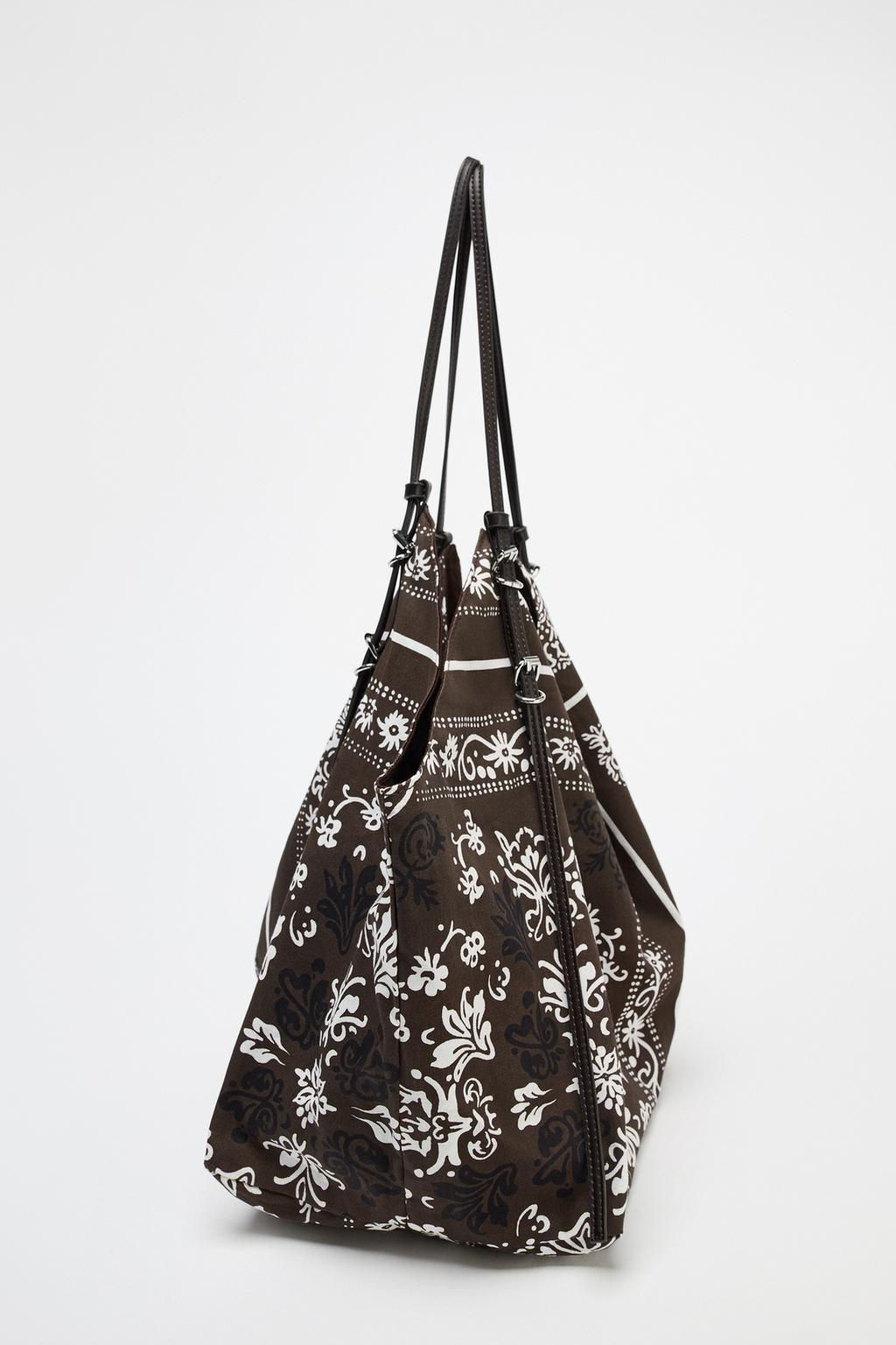 PRINTED TOTE BAG - Zara фото 4