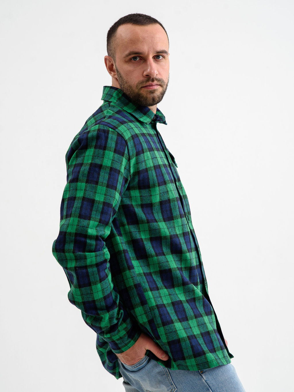 Рубашка сорочка верхняя фланель Оптима