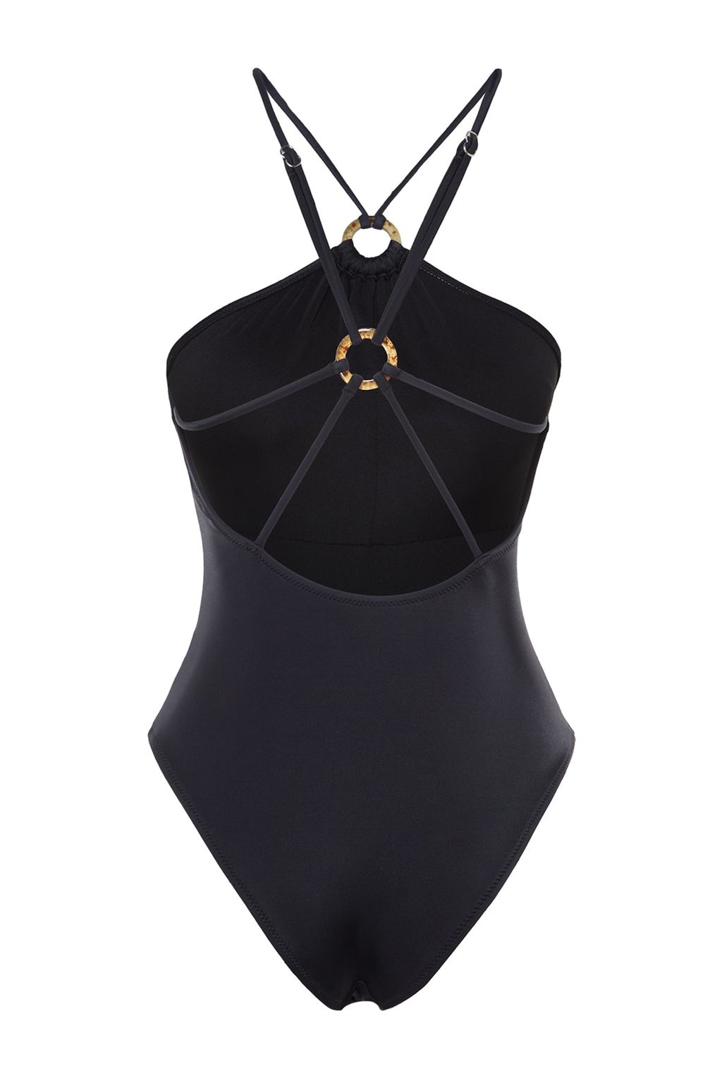 Siyah Halter Yaka Aksesuarl? Normal Paca Mayo TBESS23MA00202