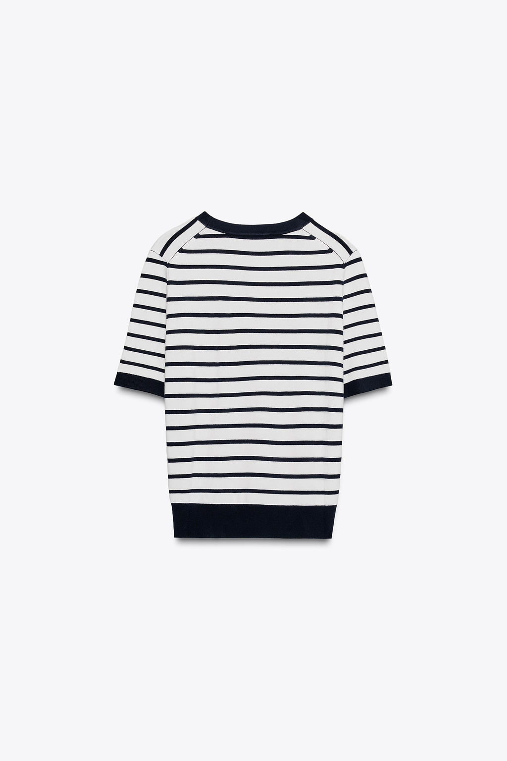 BASIC SHORT SLEEVE KNIT TOP - Zara фото 6