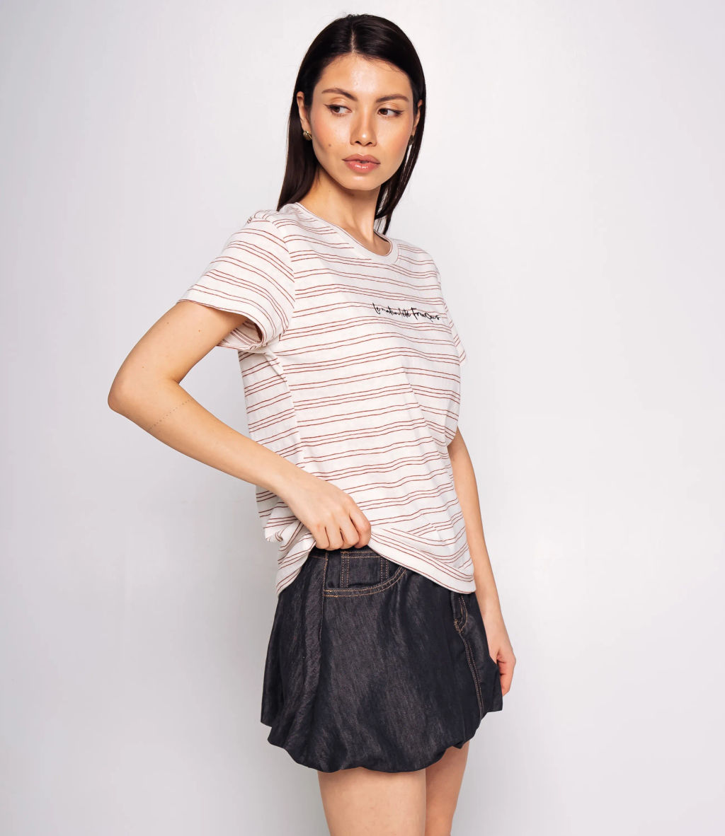 Футболка #КТ9102 (1), красный, белый