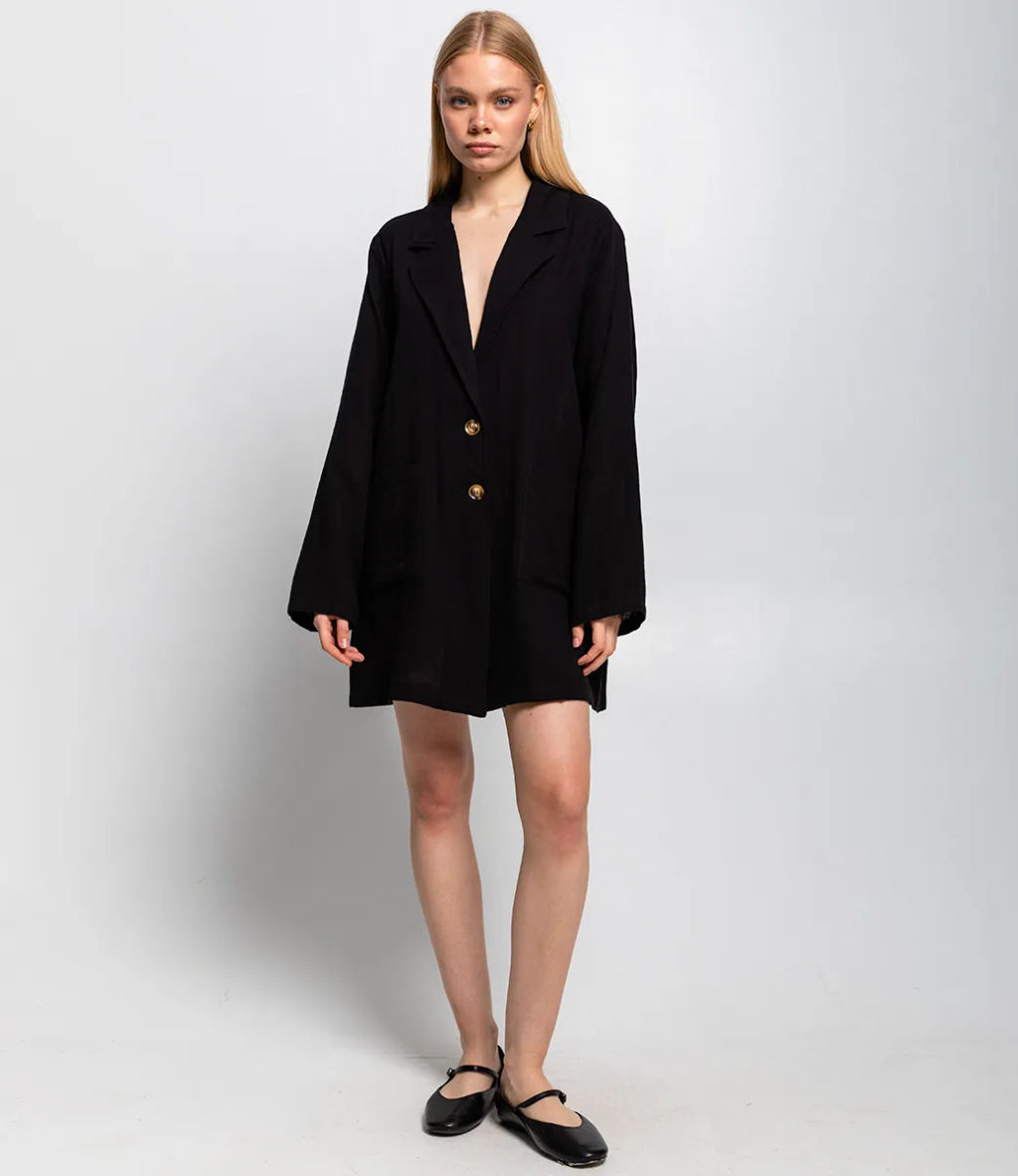 Пиджак #ОКТ025020, чёрный