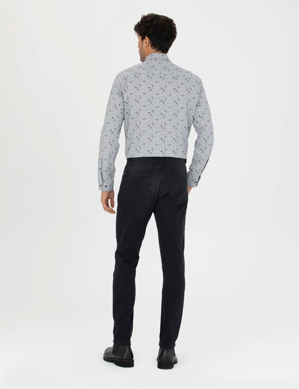 Siyah Slim Fit Jean Pantolon - Pierre cardin фото 4