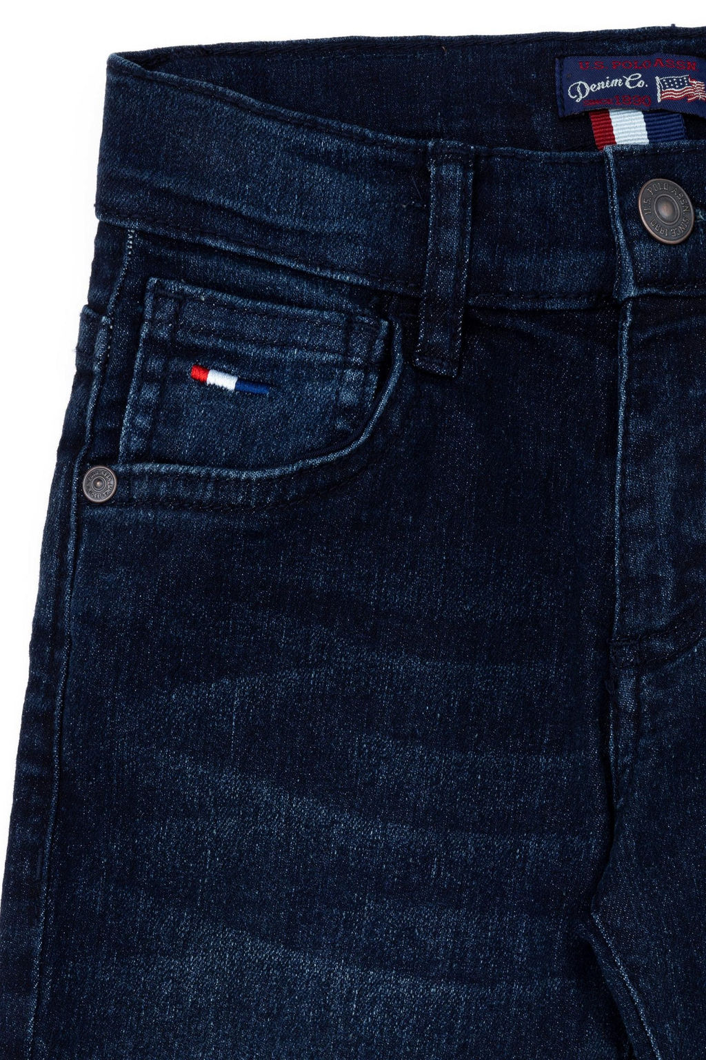 Темно-синие джинсовые брюки для мальчика - U.s. polo assn фото 8