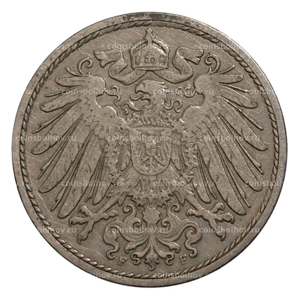 10 пфеннигов 1904 года F Германия