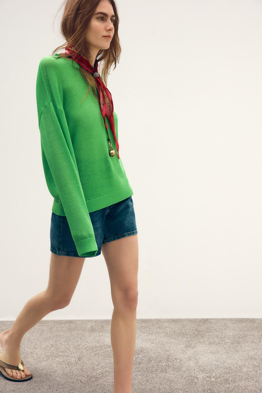 STRAIGHT PLAIN KNIT SWEATER - Zara фото 6