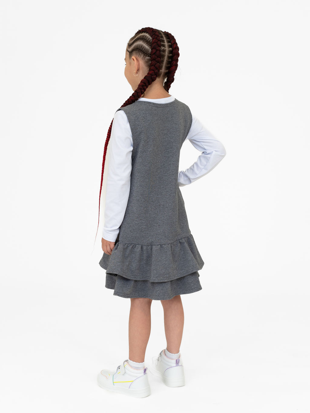 Сарафан детский антрацит