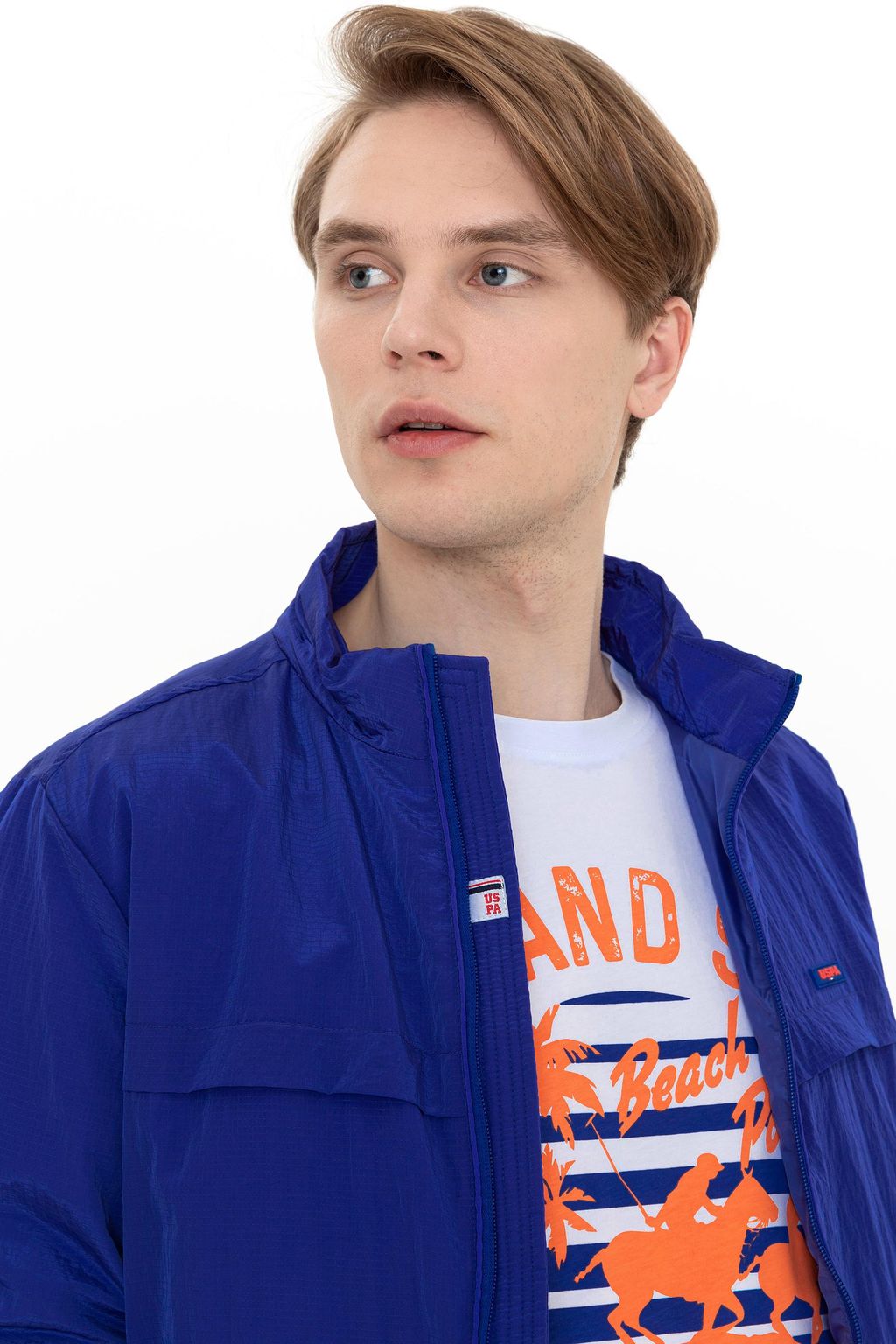 U. S. Polo Assn Мужское синее пальто - U.s. polo assn фото 2