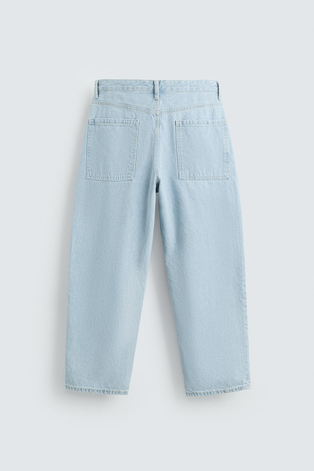 TAPERED WIDE-LEG JEANS - Zara фото 8