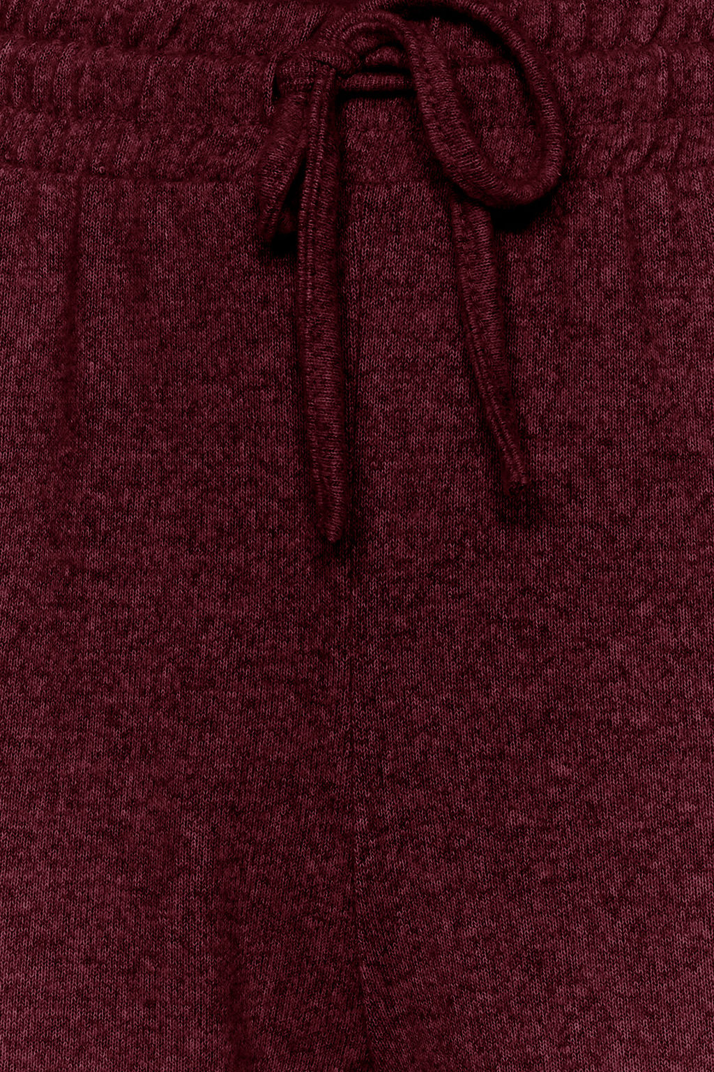 Bordo Yumos Crop ve Wide Leg/Genis Paca Orme Alt Ust Tak?m TWOAW23AU00125