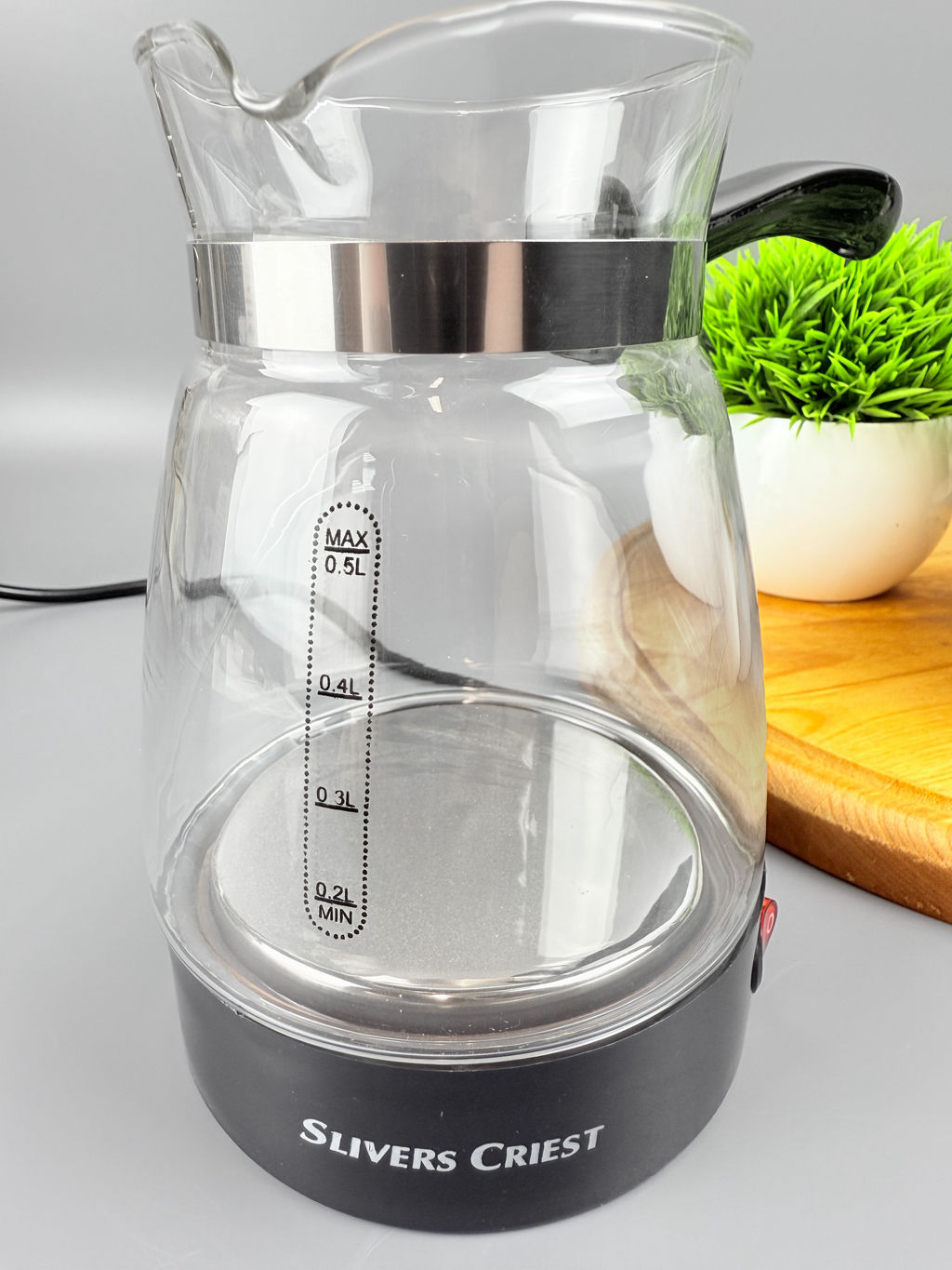 Турка электрическая, стеклянная колба, 500мл., 500Вт. SC-50F OLS-HC-8