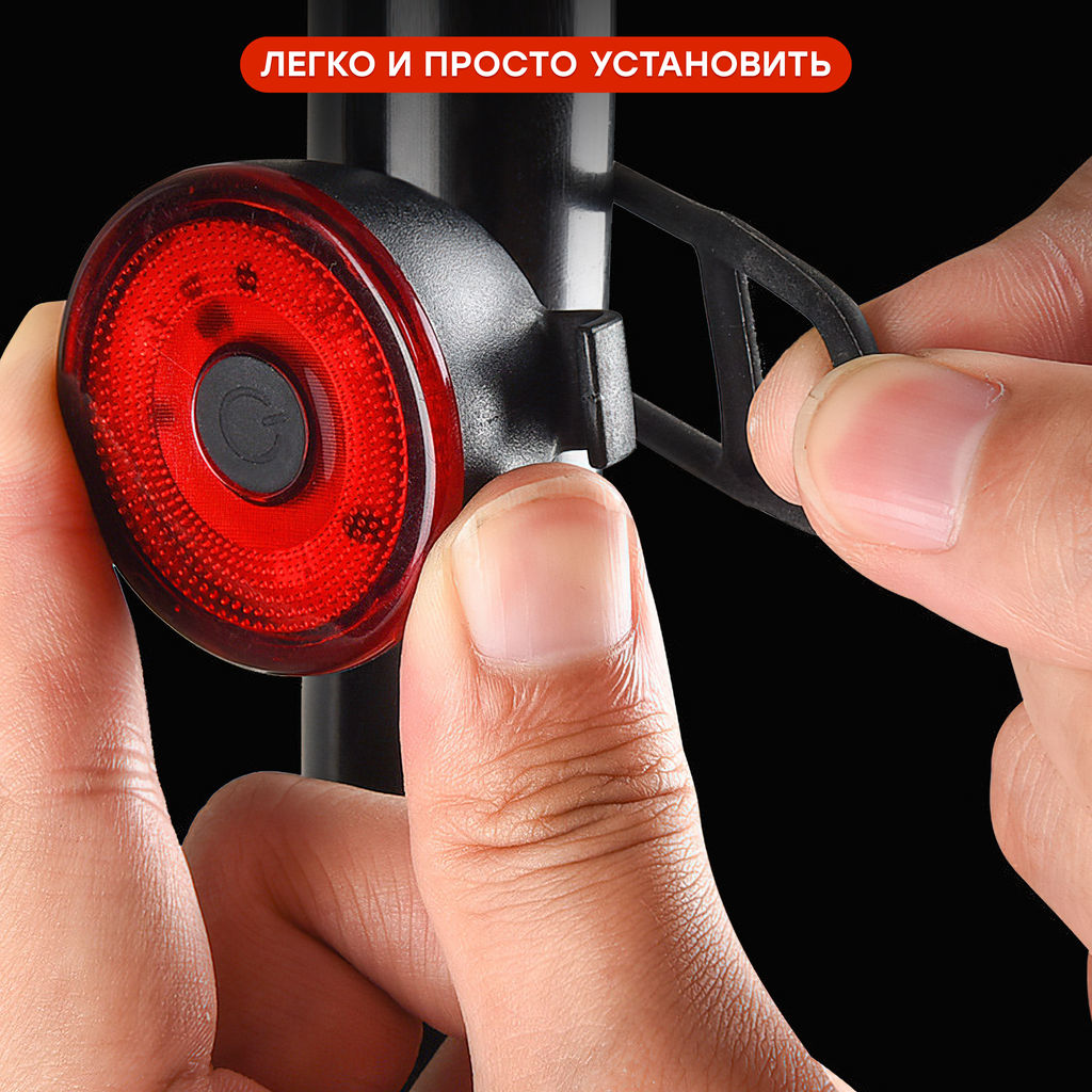 Фонарь задний COMIRON PHAROS корпус: ABS, IP67; свет: 3LED, 80lm CR2032х2. два режима, 15 г, до 100 часов работы в сигнальном режиме /уп 120/480/ - Галеонтрейд фото 15