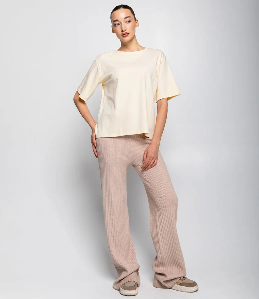 Футболка #КТ1031 (1), кремовый