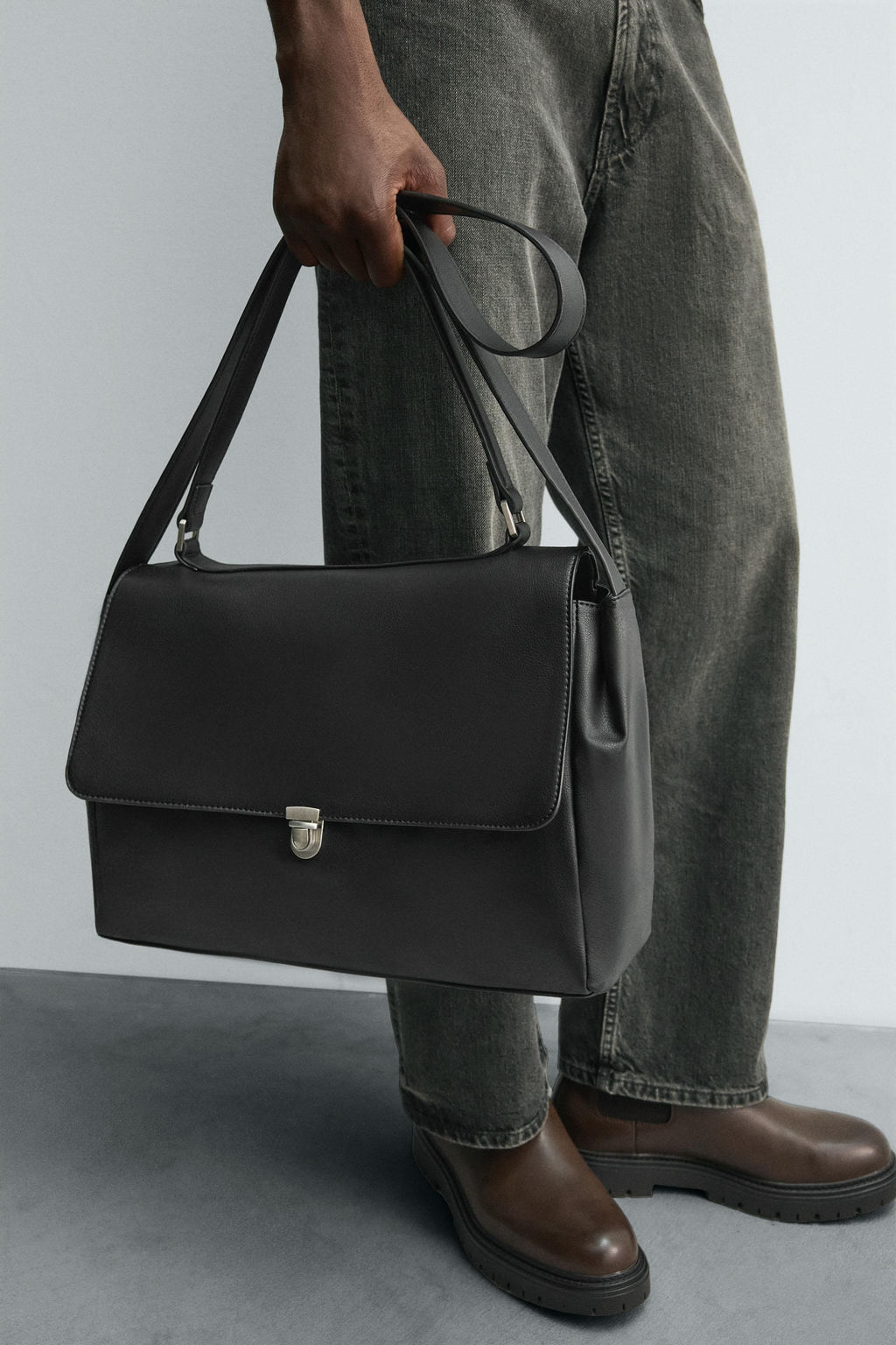 PLAIN SHOULDER BAG - Zara фото 3