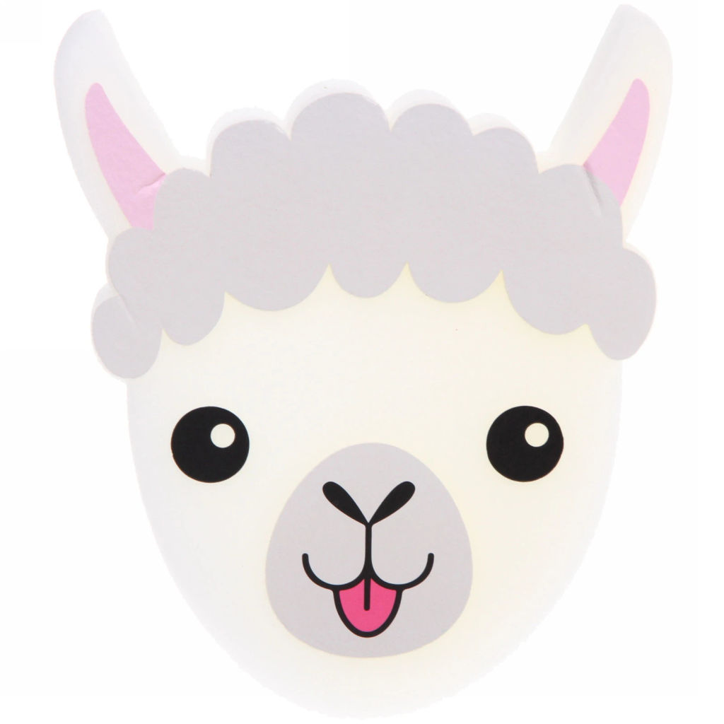 Цена за 3 шт. Губка для тела поролоновая детская фигурная "Sweet kids - Лама Молли", 15*19 см (ZIP пакет)