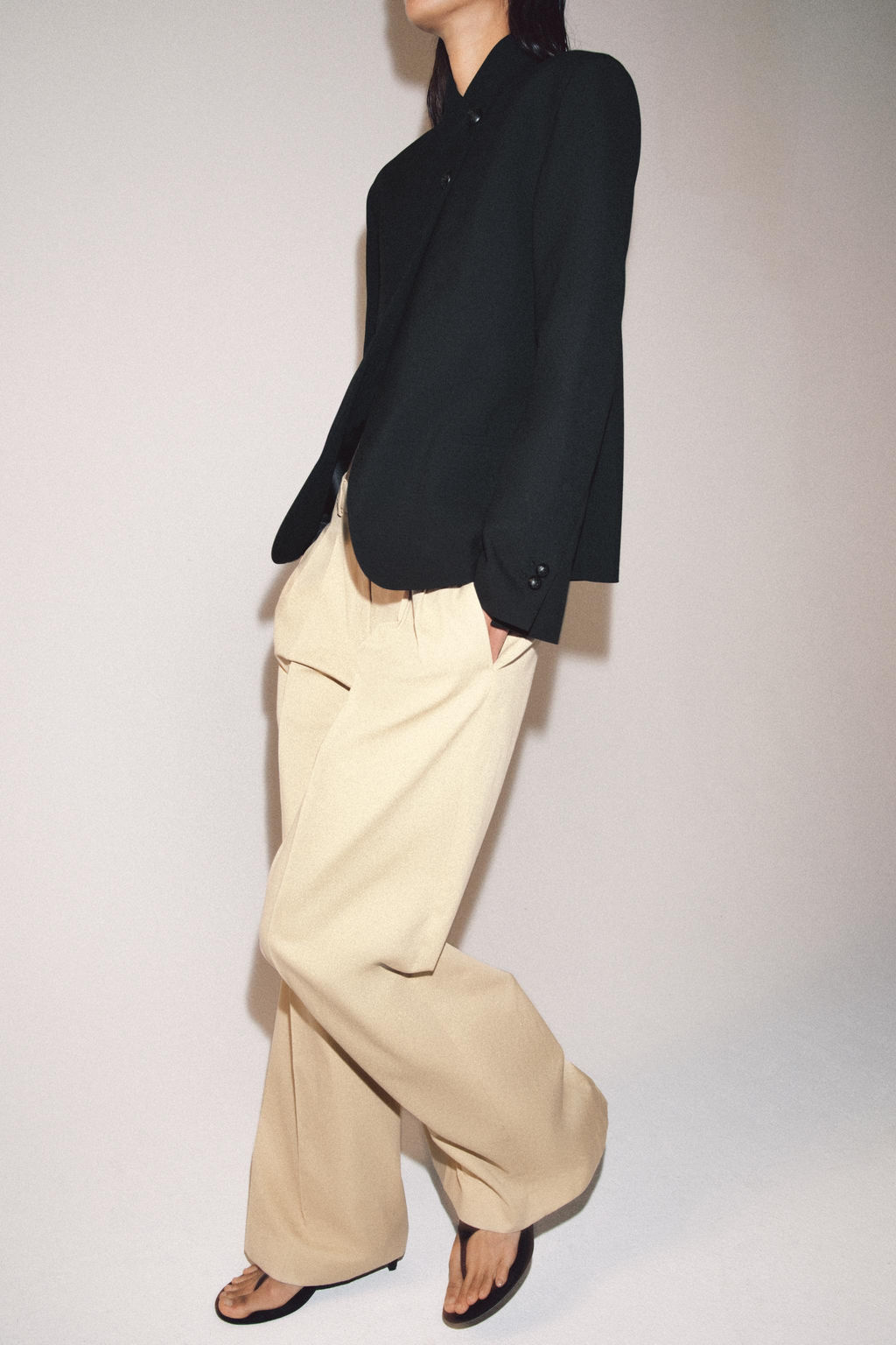 HIGH NECK BUTTONED BLAZER ZW COLLECTION - Zara фото 27