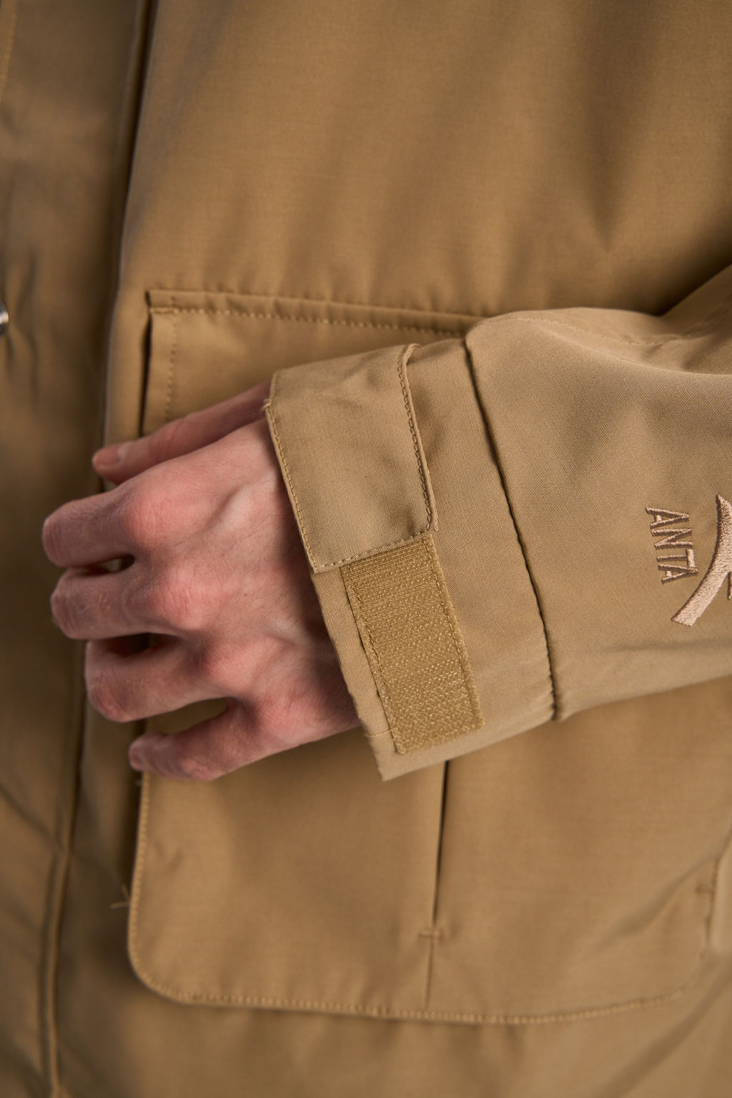 Куртка утепленная Светло-коричневый ANTA SPORTS CLUB Fleece Jacket  фото 12