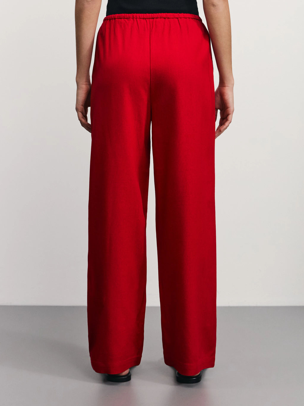 Широкие брюки изо льна / Zarina фото 4