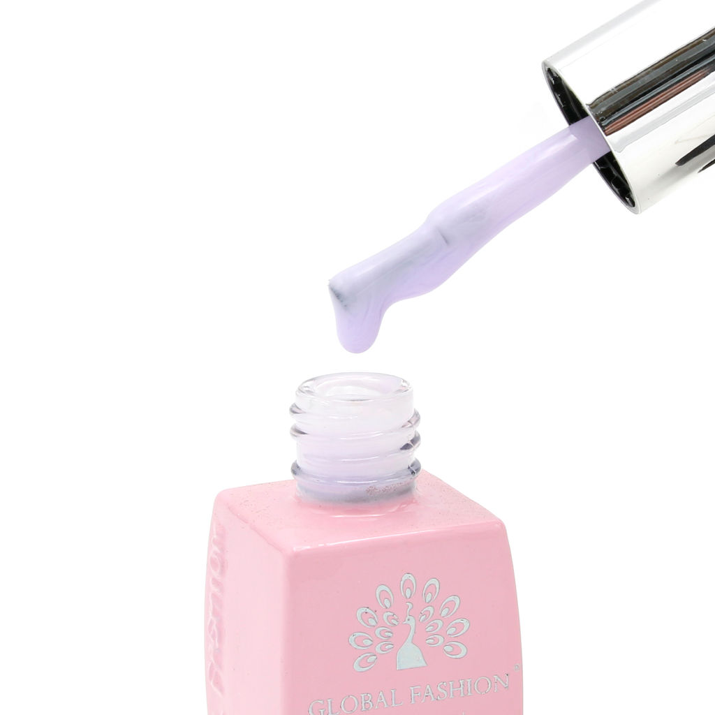 Цветная френч база для гель лака Global Fashion, Color French Base Coat 8 мл, 16  фото 8