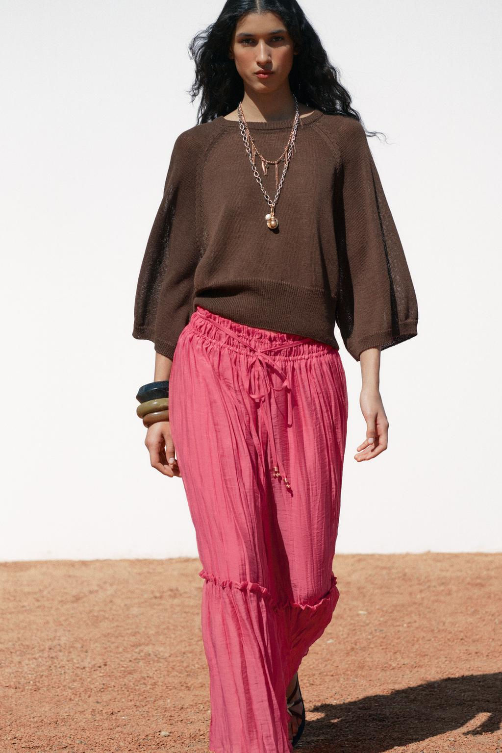 KNIT SWEATER WITH LOOSE-FIT SLEEVES - Zara фото 2