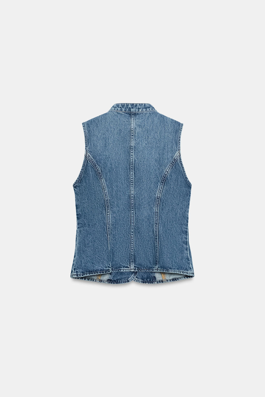 TOP Z1975 DENIM ALAMARES / Azul medio - Zara фото 6
