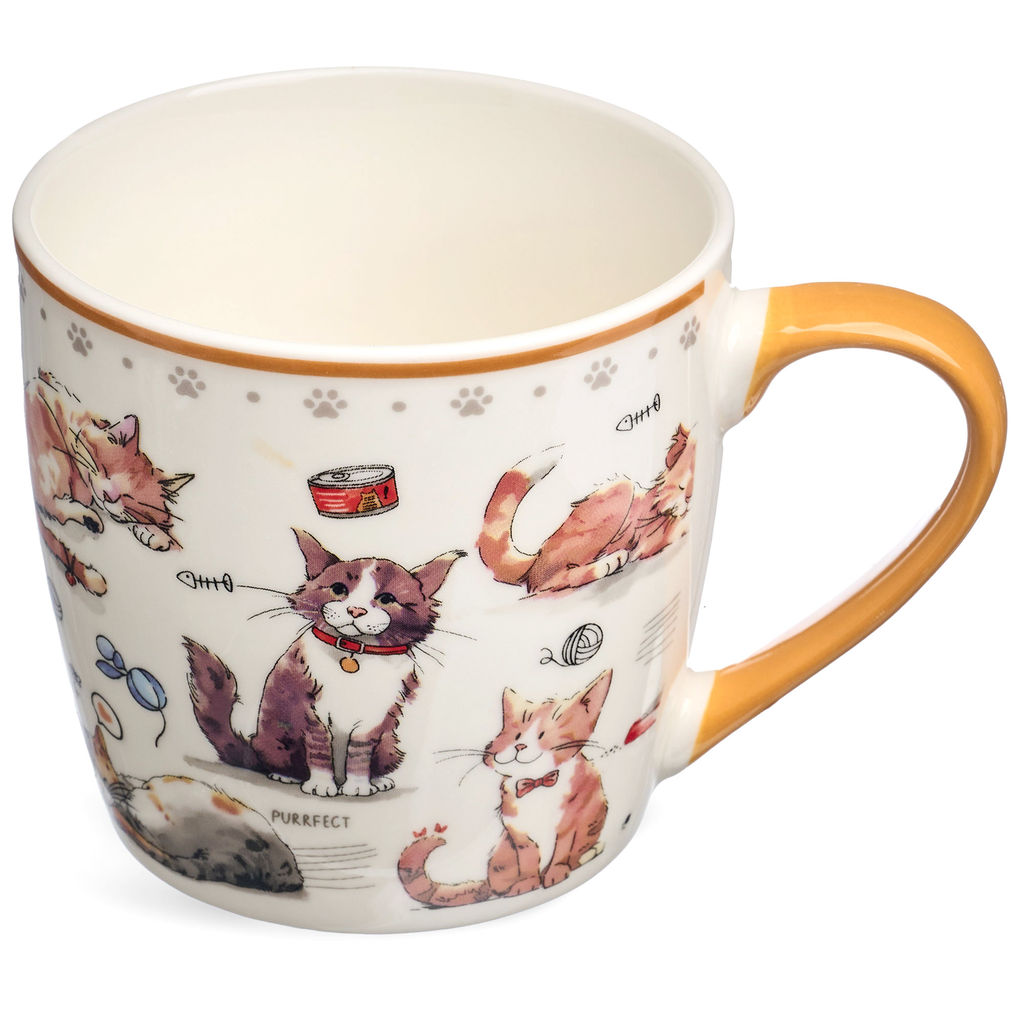 НАБОР ДЛЯ ЗАВТРАКА LEFARD CATS, 2 ПР.: САЛАТНИК 500МЛ, КРУЖКА 345МЛ  фото 5