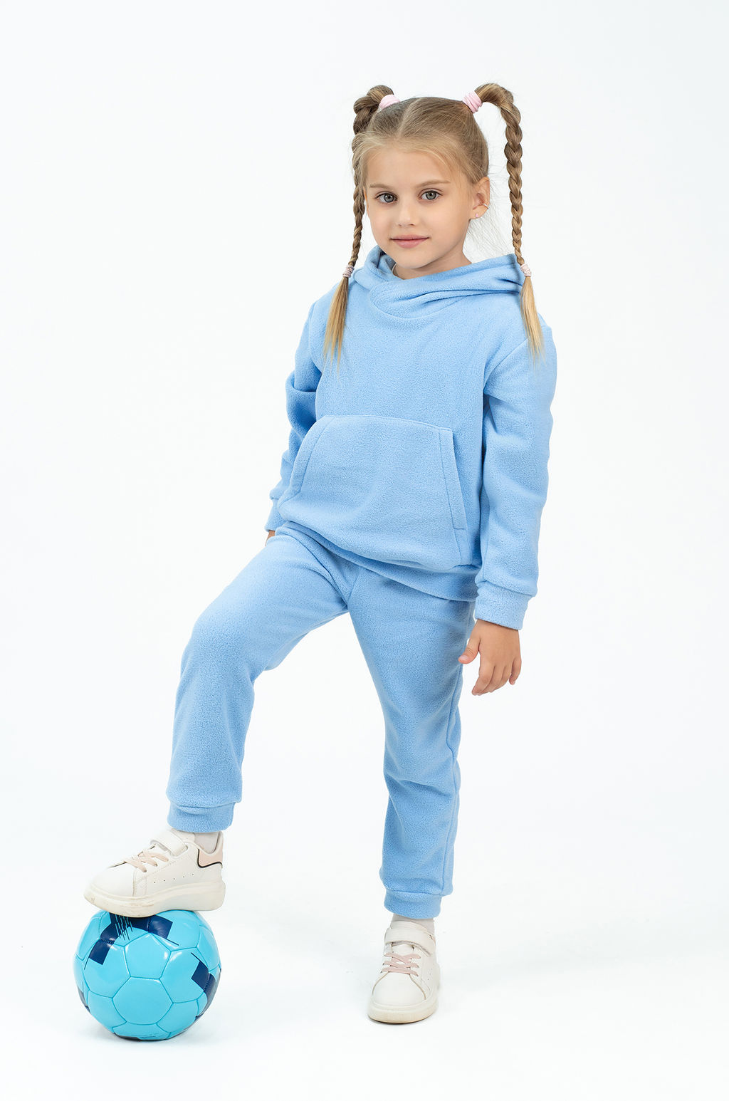 Костюм детский флисовый голубой