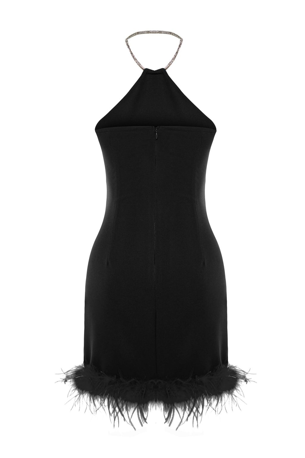 TRENDYOLMILLA Siyah Vucuda Oturan Otrisli Parlak Tasl? Dokuma K?sa S?k Abiye Elbise TPRSS23EL00255 фото 10