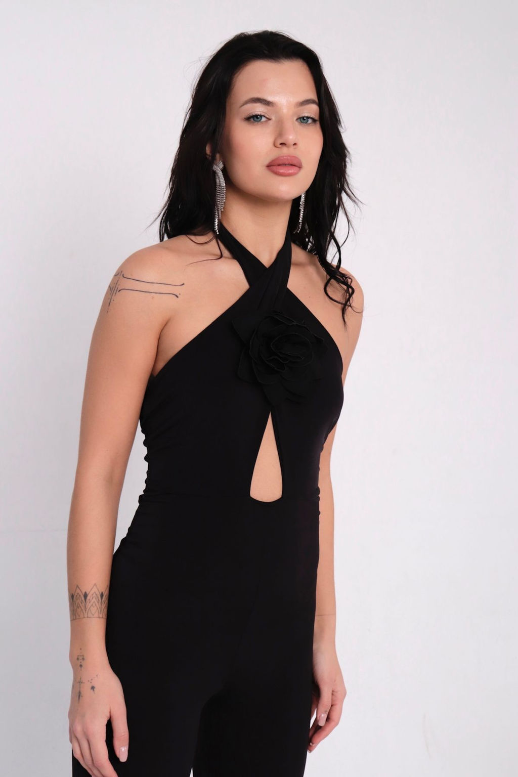 Комбинезон вечерний чёрный - Martichelli фото 10