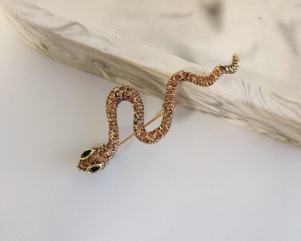 Брошь-кулон ЗМЕЙКА