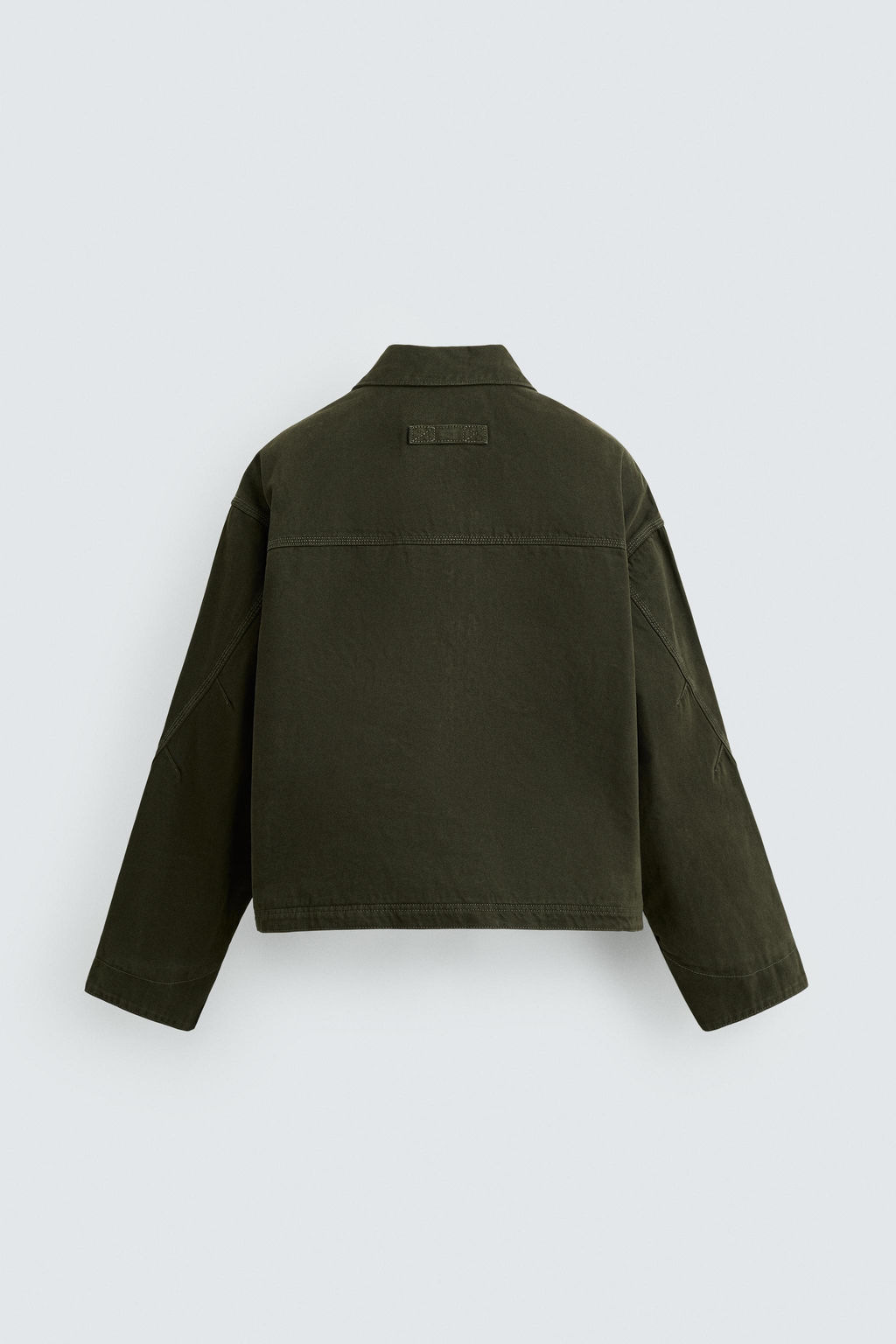 RELAXED FIT WASHED JACKET - Zara фото 8