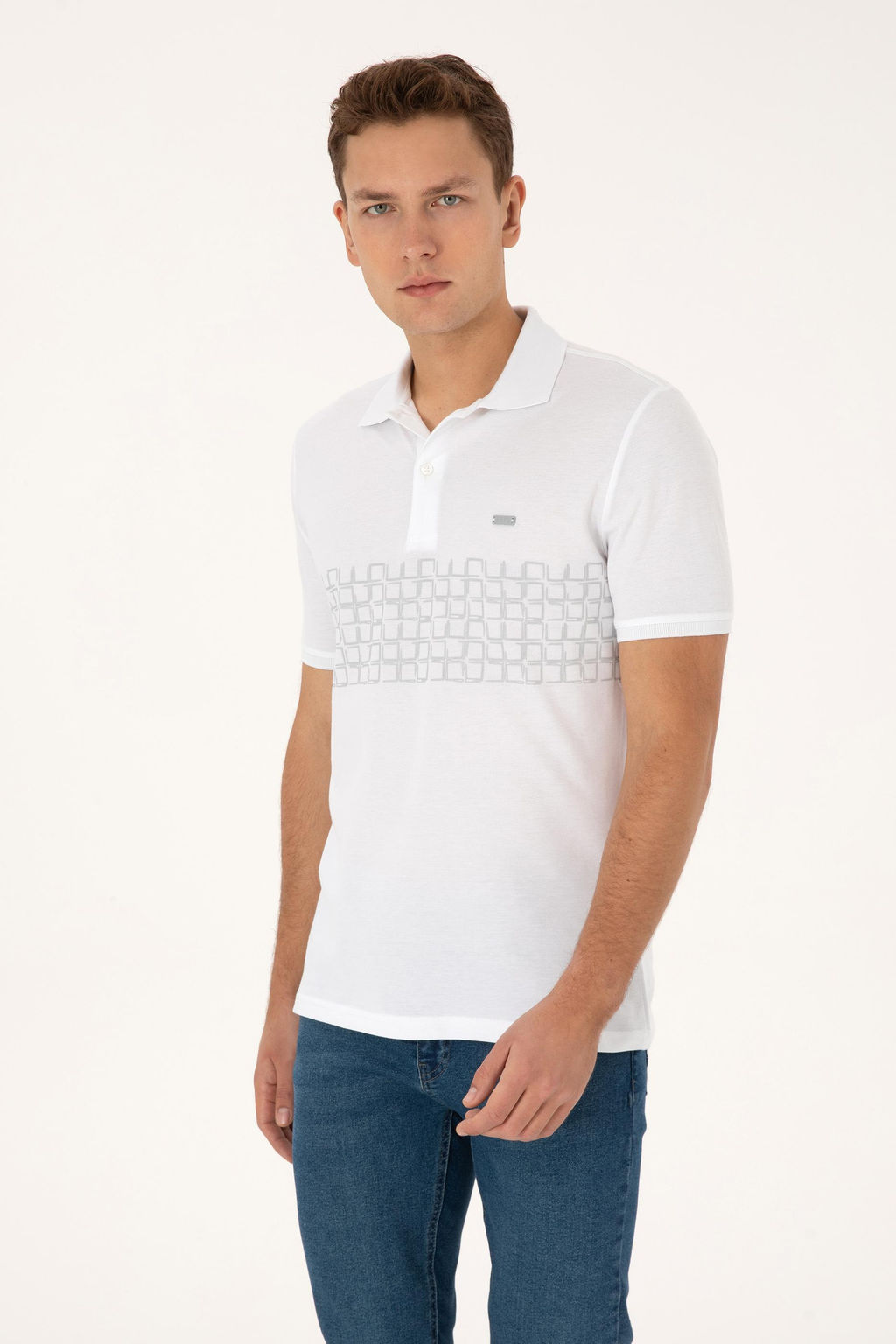 Erkek Beyaz Ti__rt - U.s. polo assn фото 3