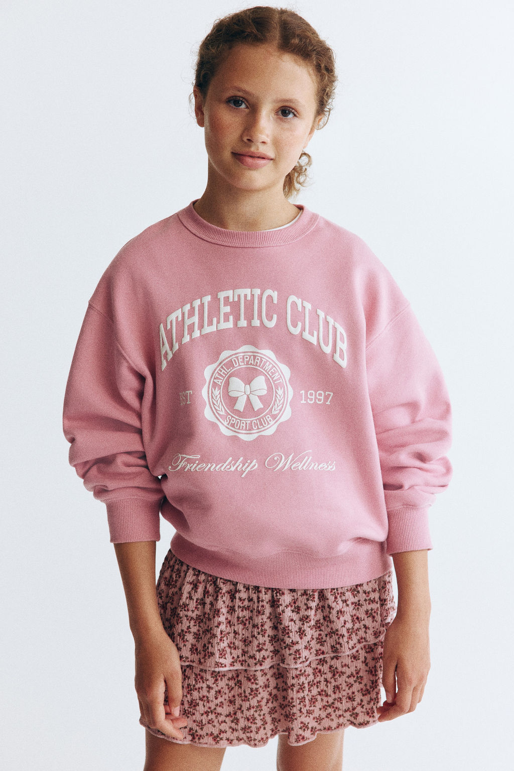 Sudadera con motivo estampado
