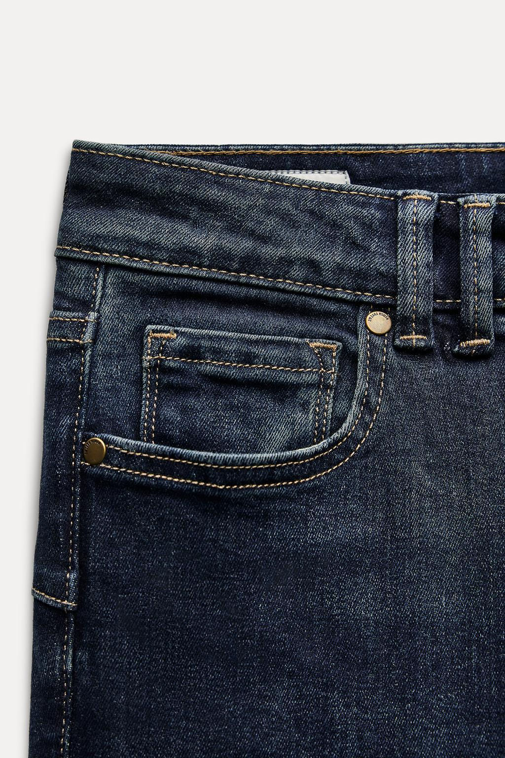 ZW COLLECTION BOOTCUT MID-RISE CONTOUR JEANS - Zara фото 9