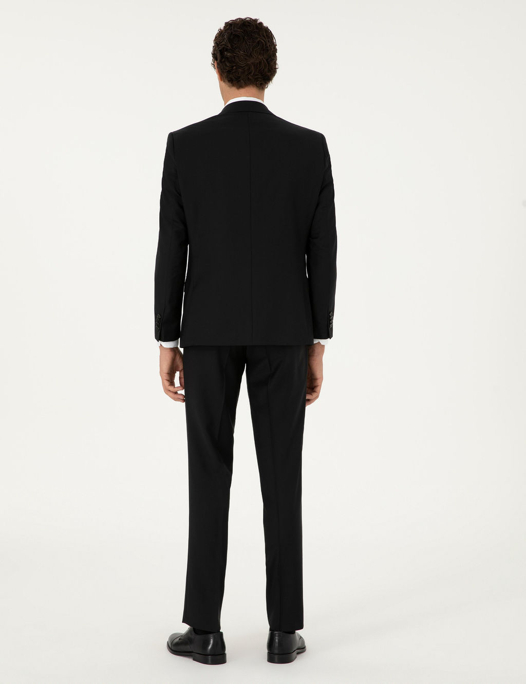 Черный костюм узкого кроя - Cacharel фото 5