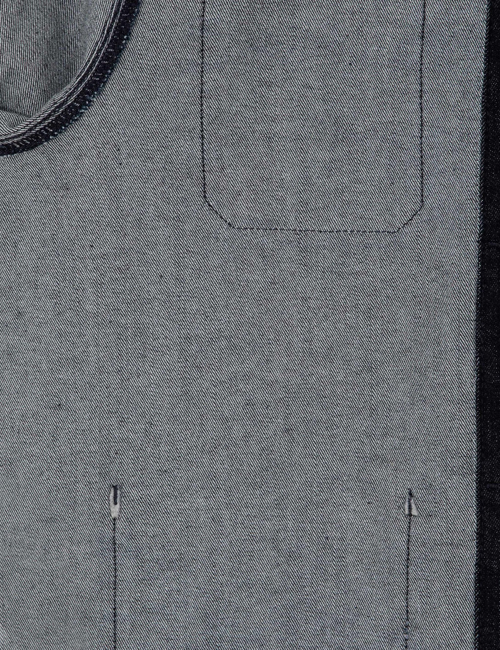 Темно-синяя джинсовая куртка классического кроя - Cacharel фото 6