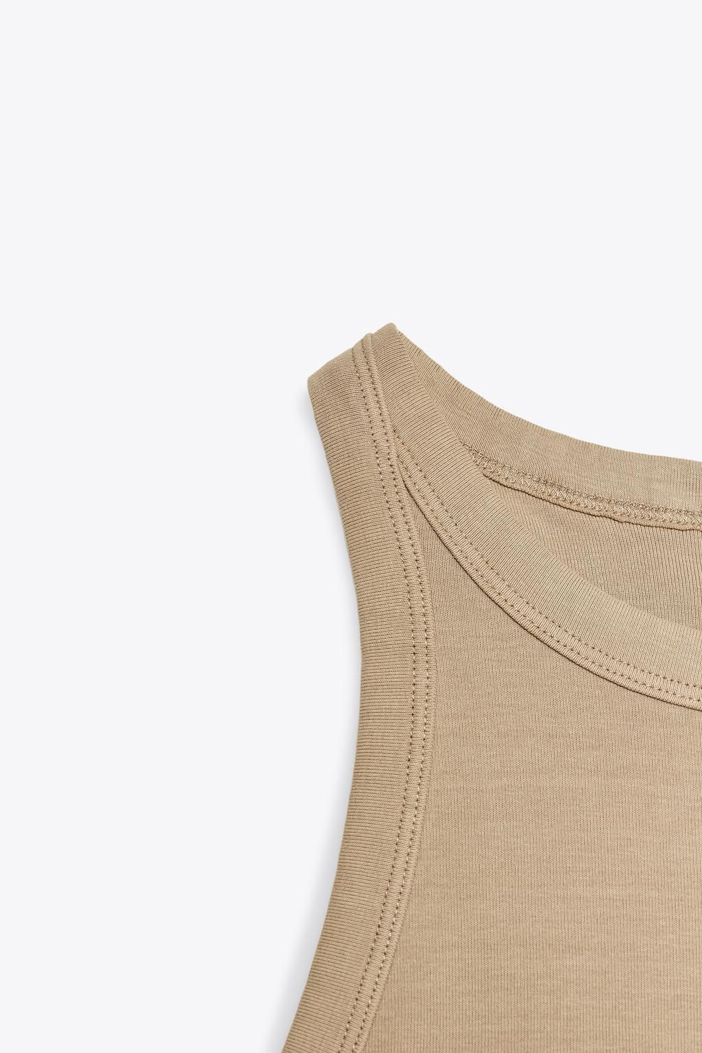 FADED-EFFECT HALTER TOP - Zara фото 8