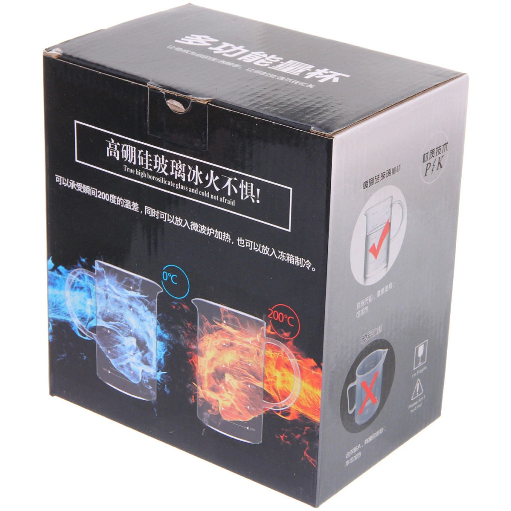 Ёмкость мерная 1л "Хай-Тек" черная шкала