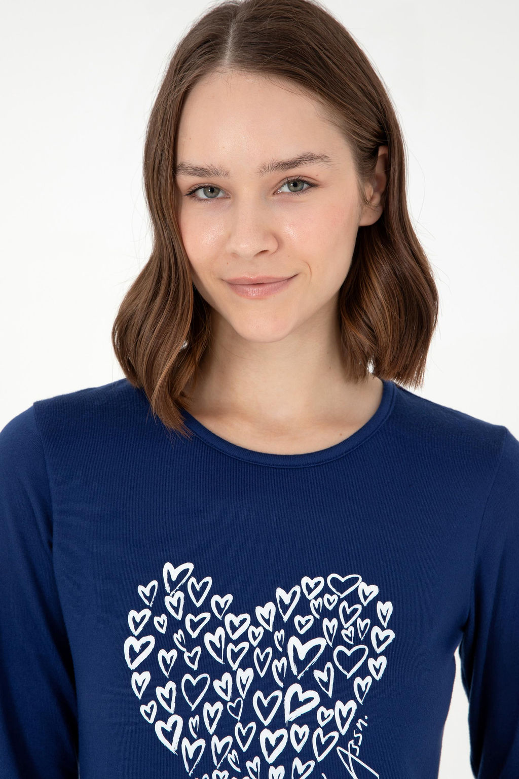 Женский темно-синий пижамный комплект Неожиданная скидка в корзине - U.s. polo assn фото 2