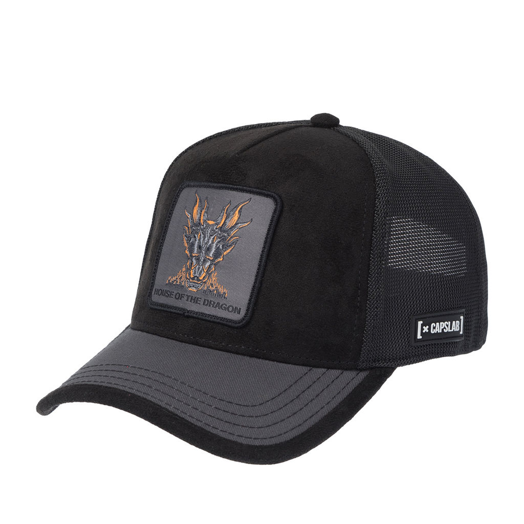 Бейсболка CAPSLAB арт. CL/HOD/1/PCT/DRA Game of Throne House Of The Dragon (черный / серый)