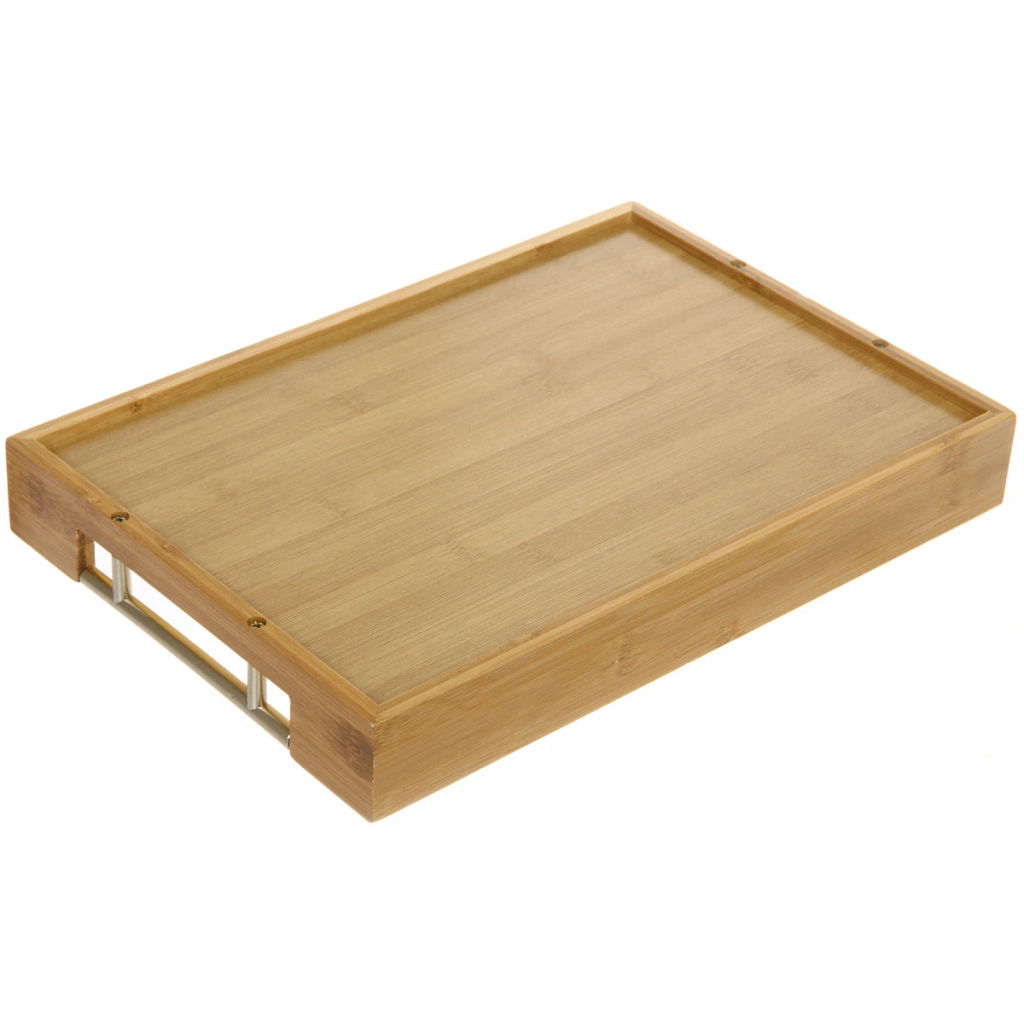 Поднос для завтрака "SHEF" 38*26*5см с пластиковыми ручками