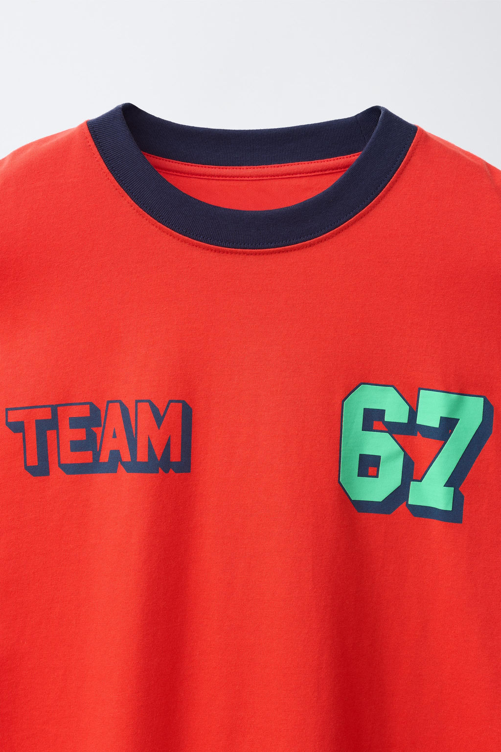CAMISETA ESTAMPADA TEAM SIX SEVEN / Rojo - Zara фото 6