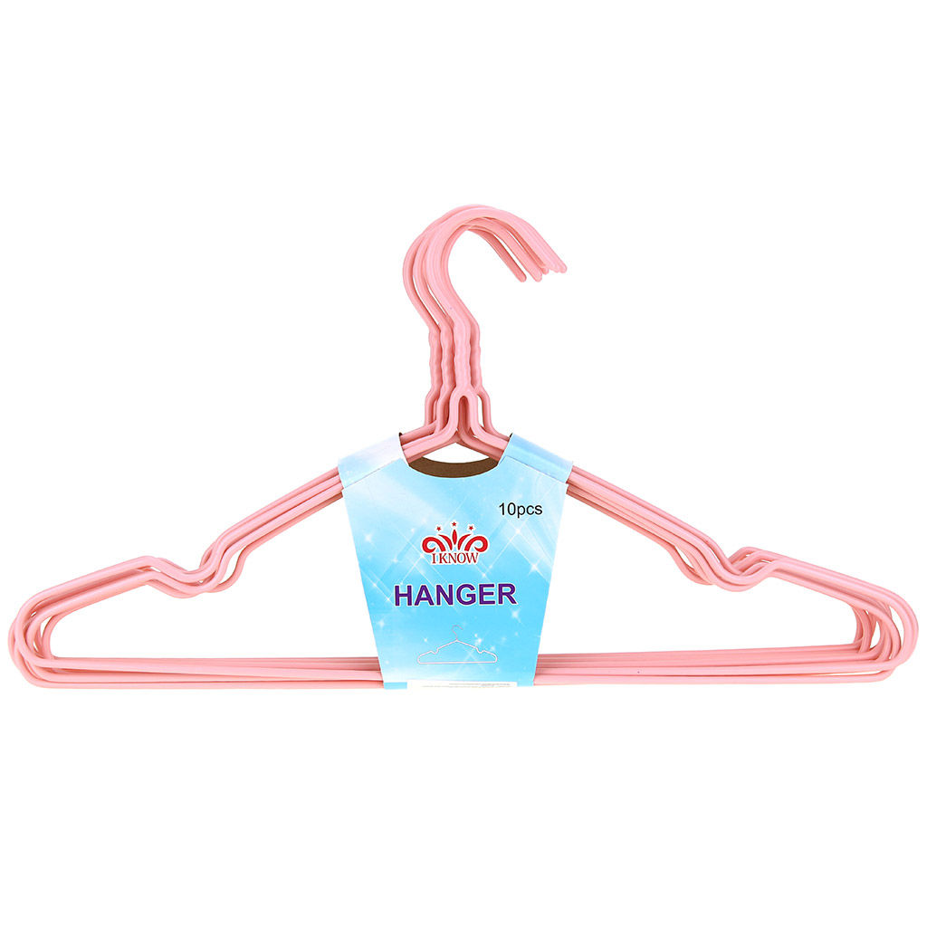 Вешалка-плечики р46-48 Сарафан 40х21см, металлический корпус д0,35см, с ПВХ покрытием, цвета микс, на картоне, цена за 10 штук (Китай) (цена за 1 штуку - 21,53руб) - Домашняя Мода фото 4