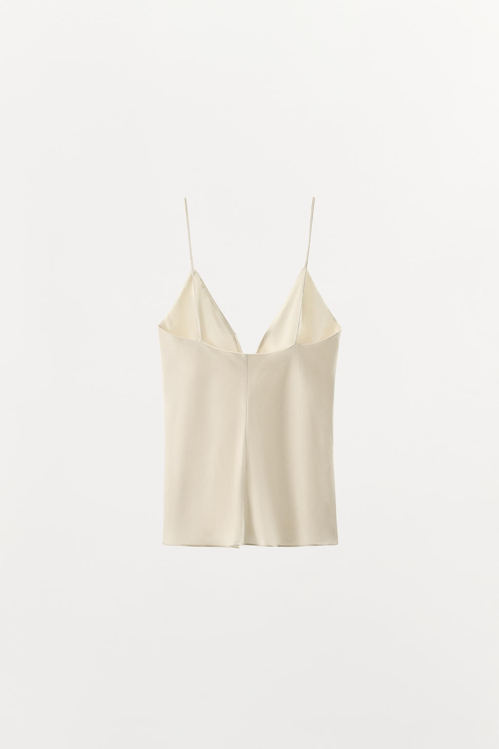 TOP LENCERO SATINADO / Crudo - Zara фото 9