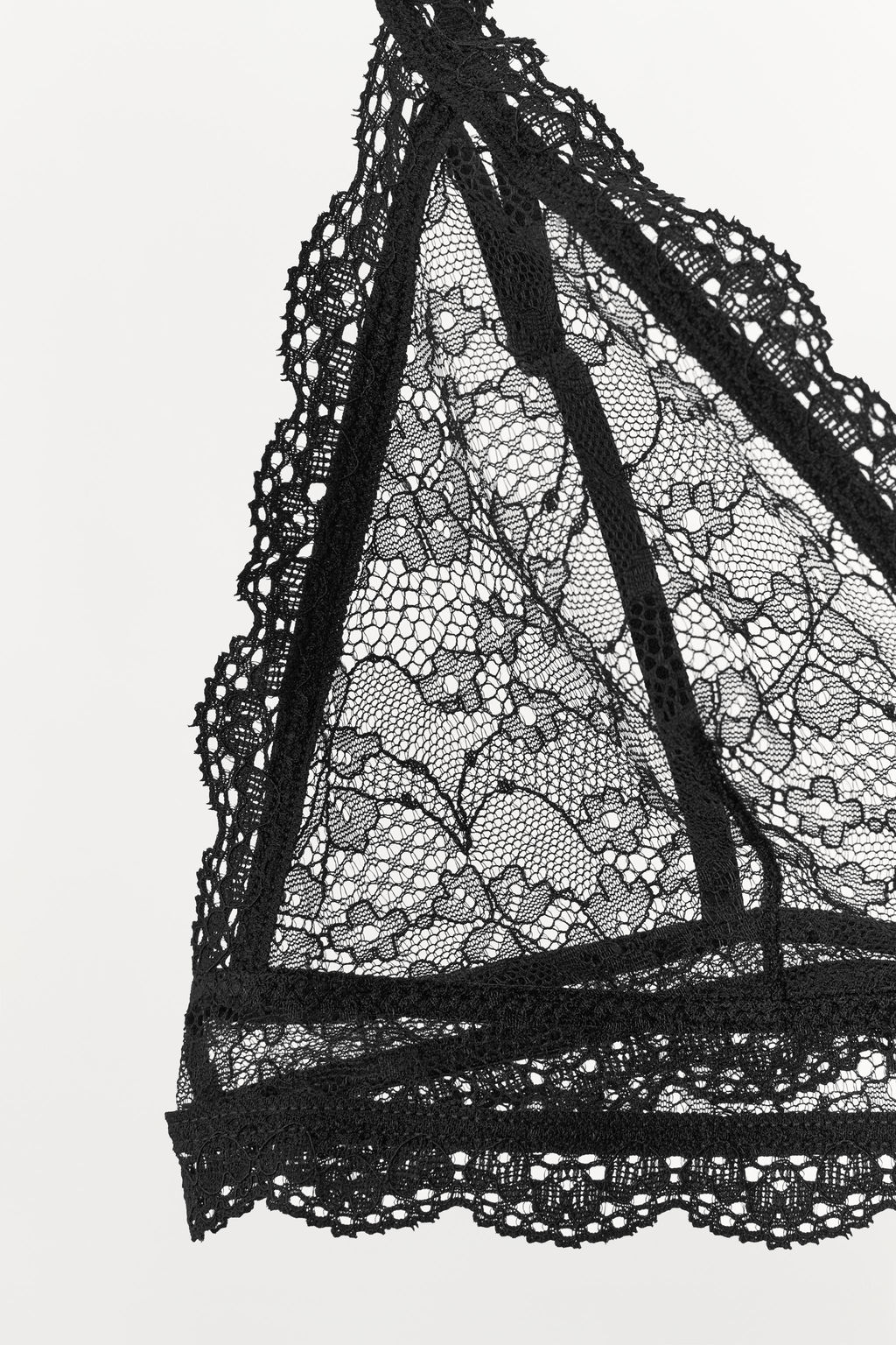 LACE TRIANGLE BRALETTE - Zara фото 6