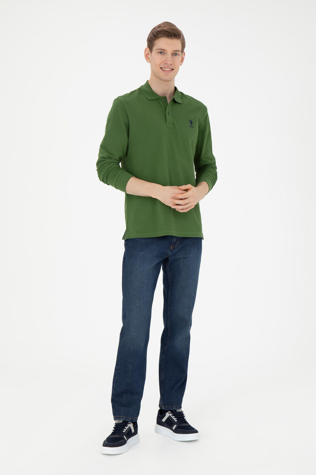 Мужские темно-синие джинсовые брюки - U.s. polo assn фото 10